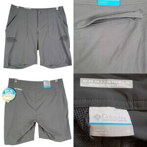 Columbia PFG Shorts Womens Size 6 Omni-Shield Flat Front Fishing UPF 50 New